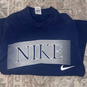 Vintage Blue Nike T- shirt